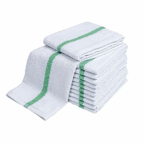 Barmops Green Stripe, Hotel Towel, Hotel Towel USA | National Hotel Supplies
