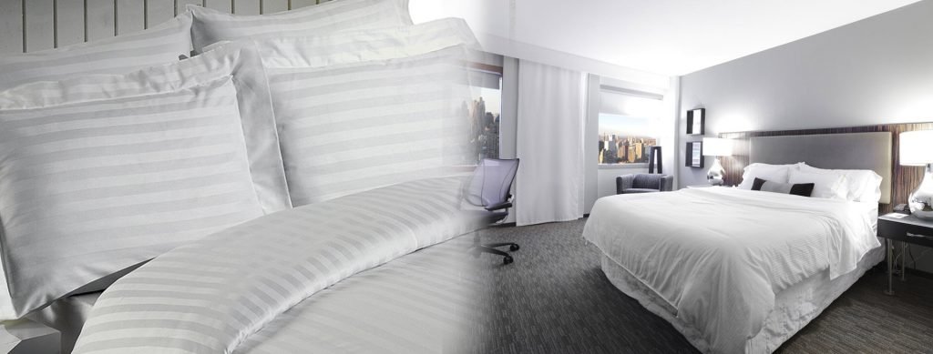 Hotel bedding from National Hotel Supplies Inc.
